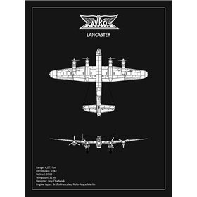 BP Avro Lancaster Black  - Cuadrostock
