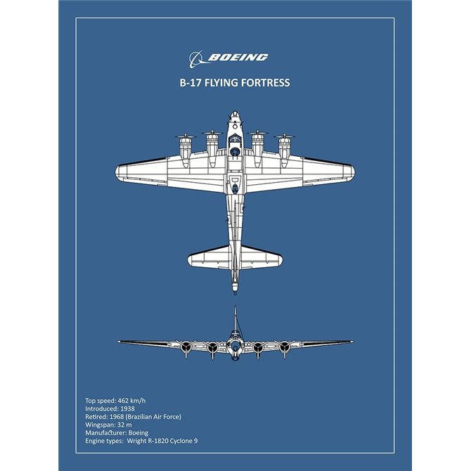 BP B17 FlyingFortress  - Cuadrostock