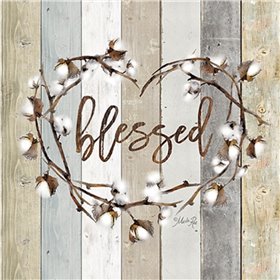 Blessed Cotton Wreath - Cuadrostock
