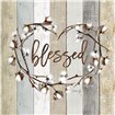 Blessed Cotton Wreath - Cuadrostock