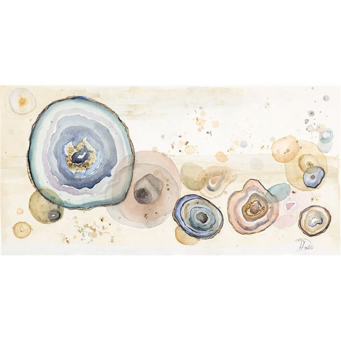 Agates Flying Watercolor - Cuadrostock