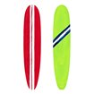 Red and Green Surf Boards - Cuadrostock