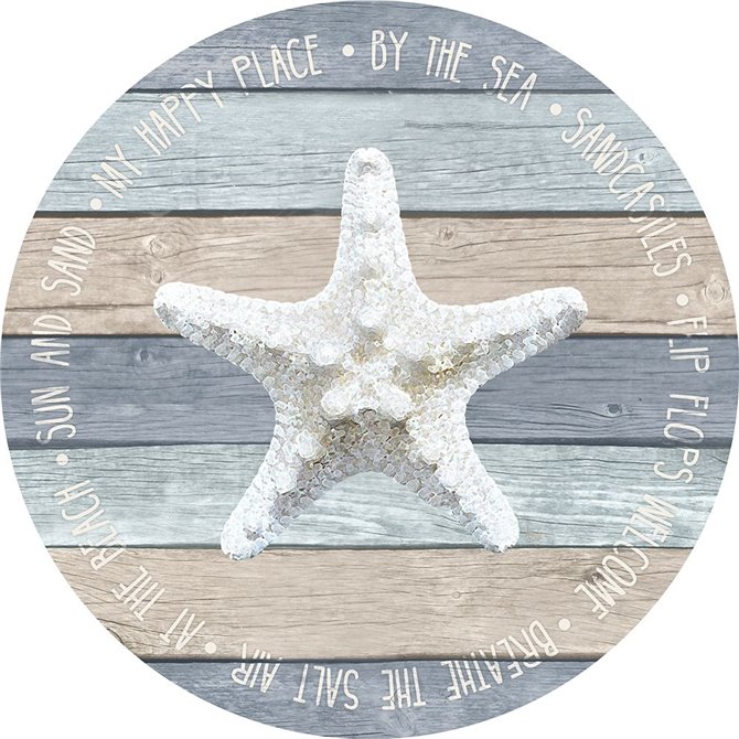 By the Sea Starfish Circle - Cuadrostock