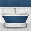 Deep Blue Nautical Bath I - Cuadrostock