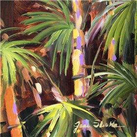 Palms in the Night I - Cuadrostock