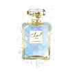 Perfume Bottle Blue - Cuadrostock