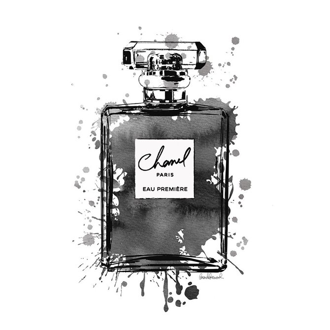 Black Inky Perfume in Black - Cuadrostock