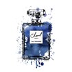 Black Inky Perfume in Navy - Cuadrostock