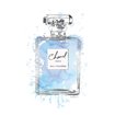 Silver Inky Perfume in Blue - Cuadrostock