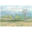 Country Meadow Windmill Landscape - Cuadrostock