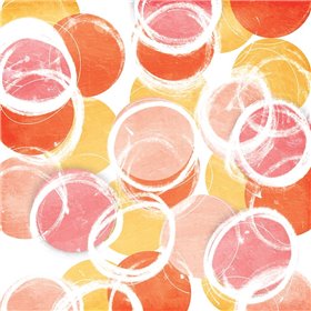 Circular Abstract Blush Orange - Cuadrostock
