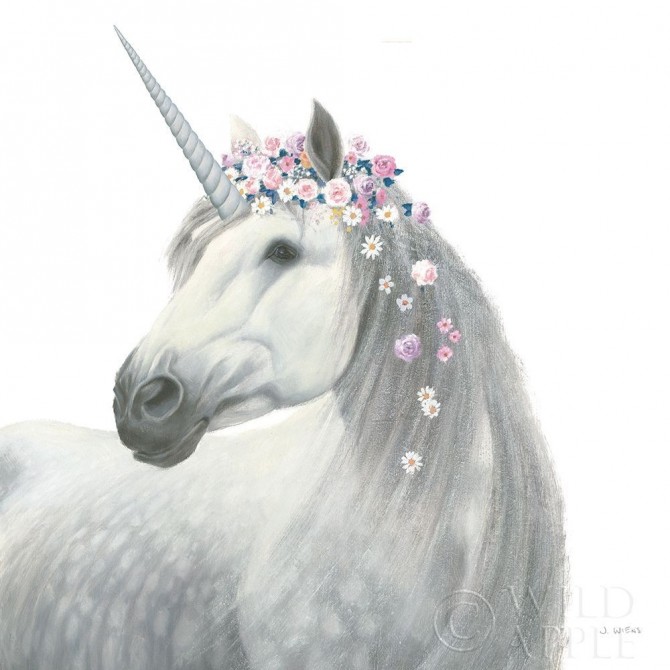 Spirit Unicorn II Sq Enchanted - Cuadrostock