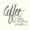 Cuadro para dormitorio - Coffee Sayings IV - Cuadrostock