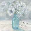 Vintage Jar Bouquet Sentiment II - Cuadrostock