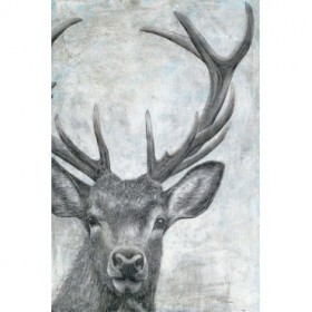 Cuadro para dormitorio - Portrait of a Deer - Cuadrostock