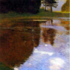Lake in front of the Castle by Klimt - Cuadrostock