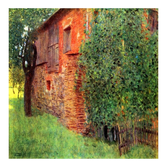 Farmhouse in Chamber in Attersee by Klimt - Cuadrostock