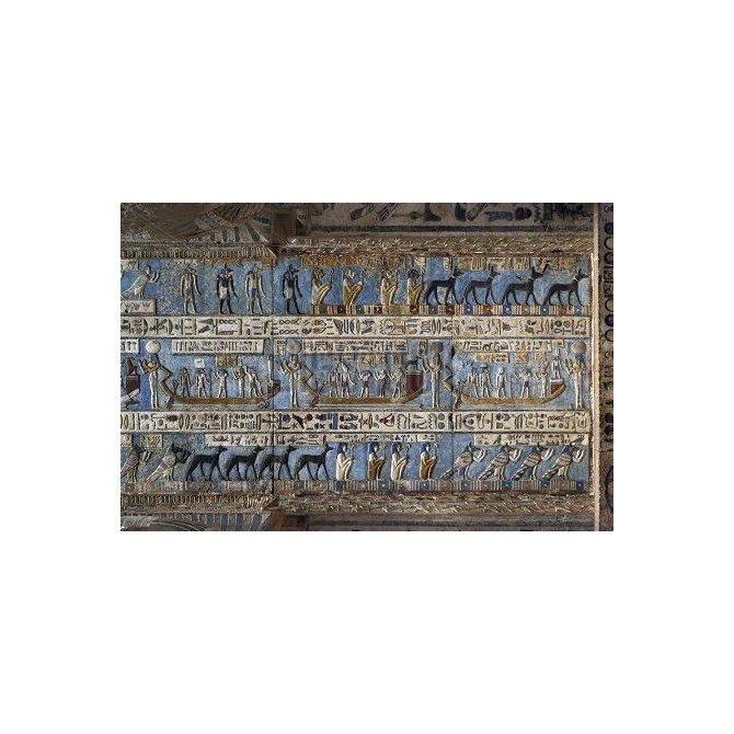 Jeroglífico en antiguo templo egicpio- 106749770 - Cuadrostock