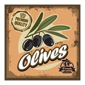 52020856-vintage olive sign. 7 tamaños disponibles - Cuadrostock