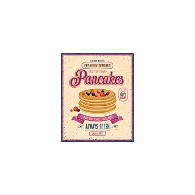 48889706-Vintage Pancakes Poster. 7 tamaños disponibles - Cuadrostock