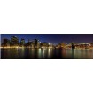 35040461 / Cuadro New York Noche 140 x 40 - Cuadrostock