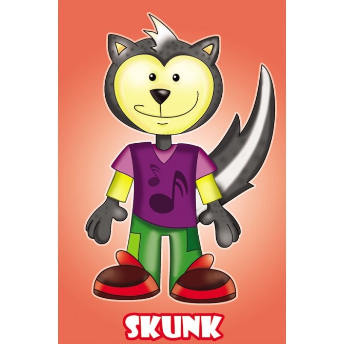 Cuadro Gato Skunk -09 - Cuadrostock