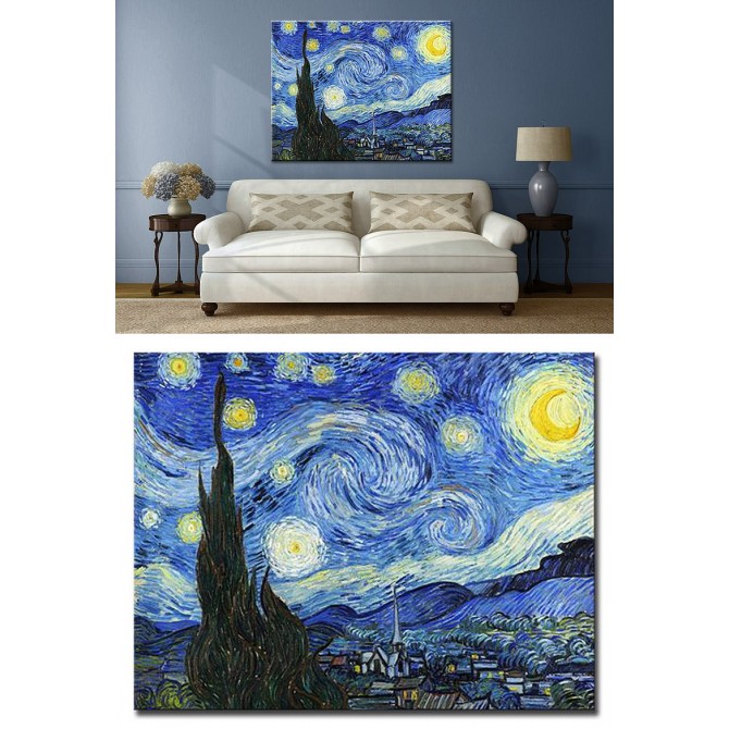Cuadro Van Gogh - La noche estrellada - Cuadrostock
