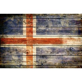 JHR-Cuadro bandera - Islandia 2 - Cuadrostock