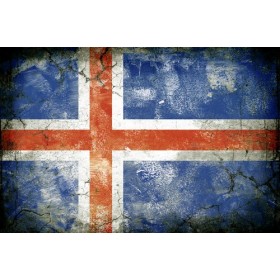 JHR-Cuadro bandera - Islandia 1 - Cuadrostock