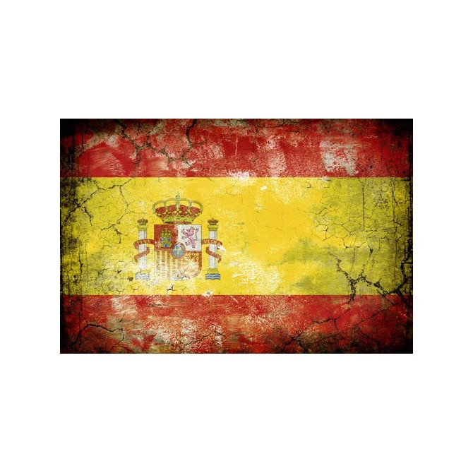 JHR-Cuadro bandera - España 1 - Cuadrostock