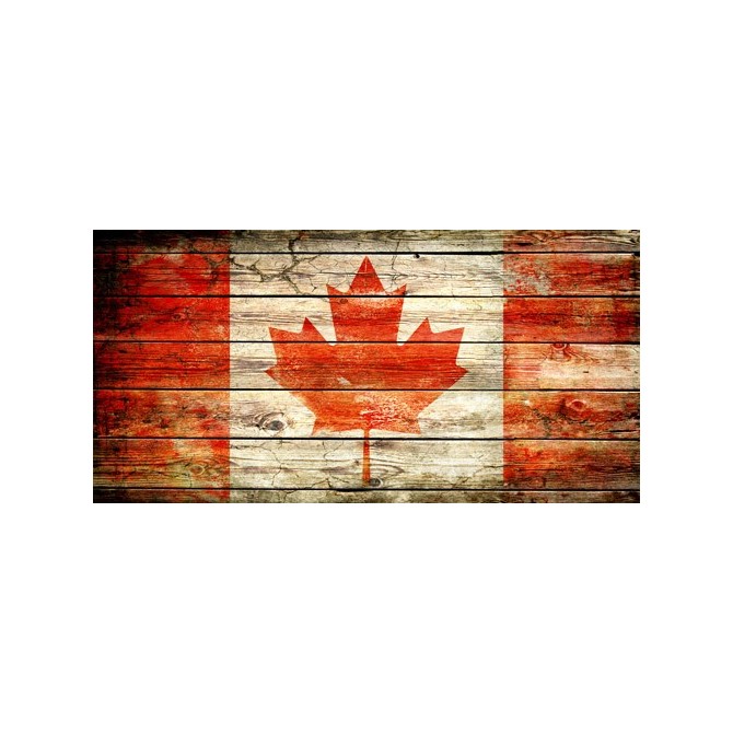 JHR-Cuadro bandera - Canadá 2 - Cuadrostock