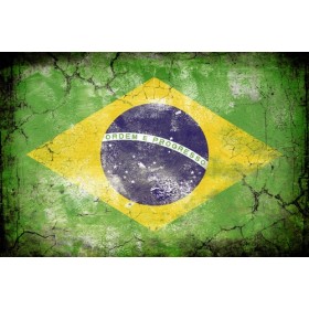 JHR-Cuadro bandera - Brasil 1 - Cuadrostock