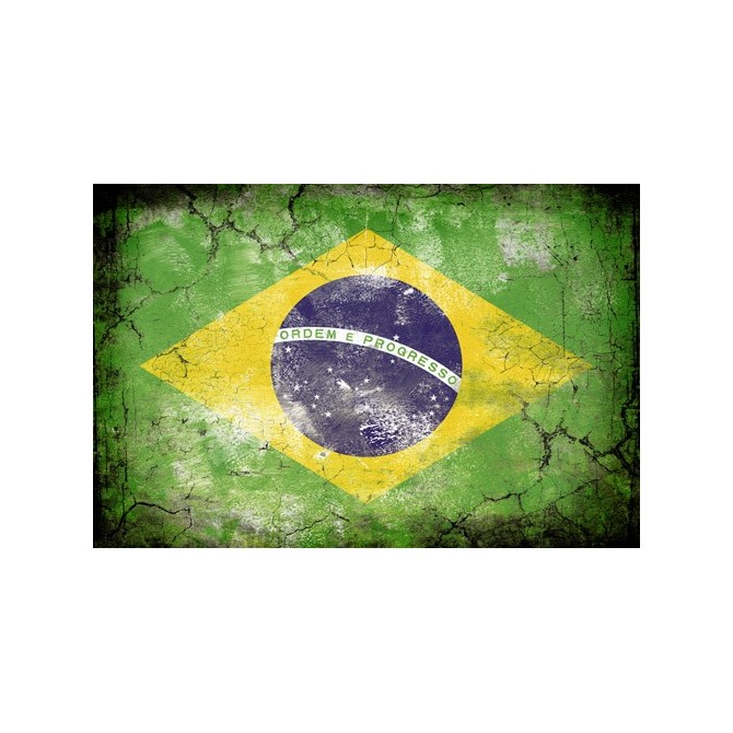 JHR-Cuadro bandera - Brasil 1 - Cuadrostock
