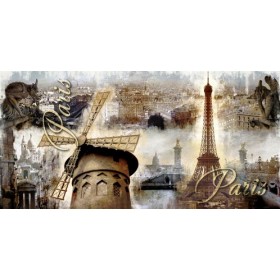 PR-Cuadro Collage Paris 03 - Cuadrostock