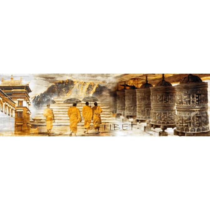 Cuadro Collage Tibet - Cuadrostock