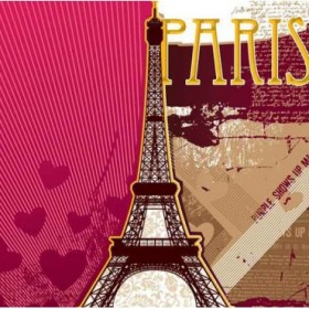20667832 / Cuadro Torre Eiffel collage - Cuadrostock