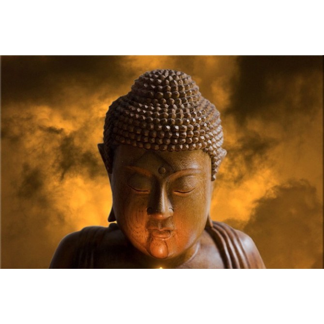 23900897 / Cuadro Estatua Buda Naranja - Cuadrostock