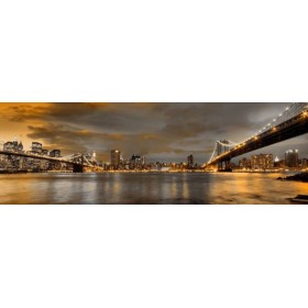 10111095-N / Cuadro Puentes de Brooklyn y New York - Cuadrostock