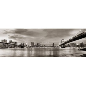 10111095-G / Cuadro Puentes de Brooklyn y Nueva York - Cuadrostock