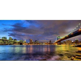 Cuadro Puentes de Brooklyn y Nueva York - Cuadrostock