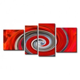 ME-041 / Cuadro Abstracto espiral roja - Cuadrostock