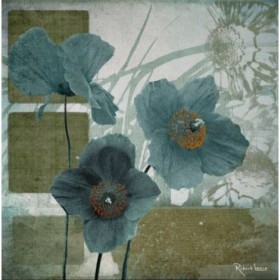 LRP 110 / Cuadro Cerulean Poppies I - Cuadrostock