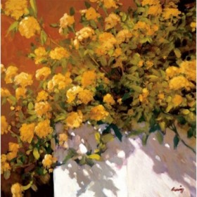 12062 / Cuadro Yellow Geraniums - Cuadrostock