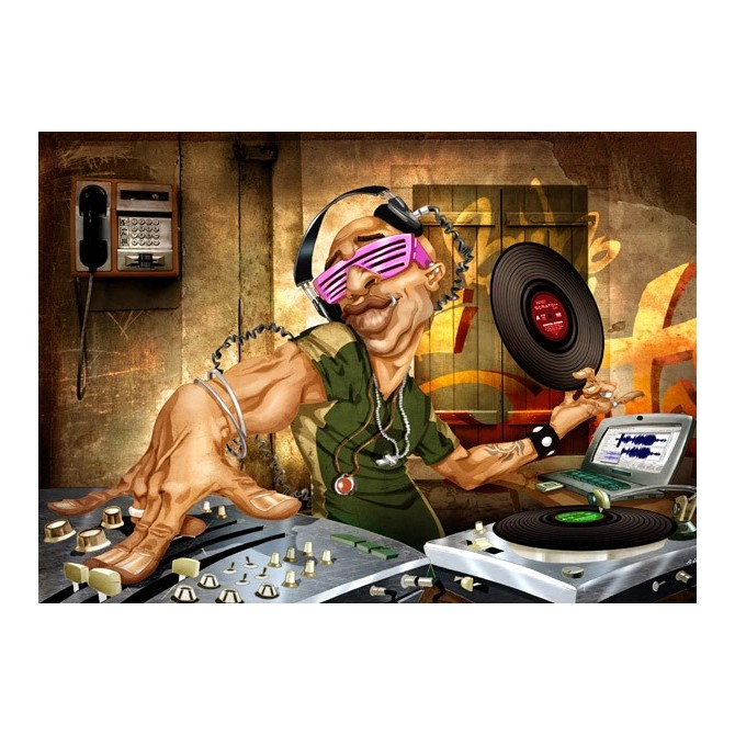 Cuadro DJ Frank - Cuadrostock