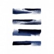 Navy Blue Watercolor Strokes - Cuadrostock