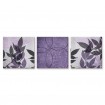 Juego de 3 Cuadros Vibrant Purple - Cuadrostock