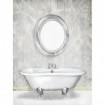 Gray Floral Bath - Cuadrostock