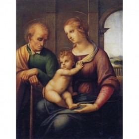 Holy Family With St Joseph - Cuadrostock
