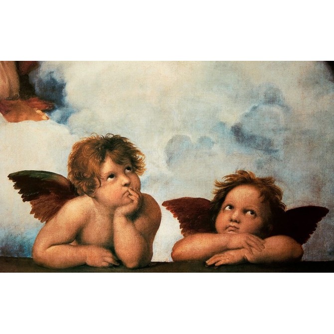 Cherubs Virgin Mary (detail) - Cuadrostock