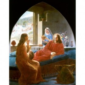 Jesus With Mary and Martha - Cuadrostock